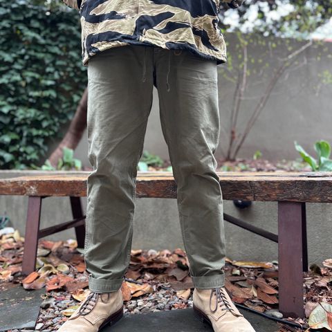 Alden x Brogue Boondocker Boot in Tan Suede
