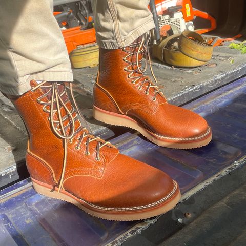 Nicks Traveler in Horween Natural Bison