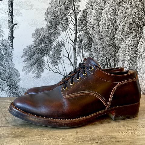 View photo of Onderhoud LVL01 Derby Boot in Badalassi Carlo Cognac Minerva