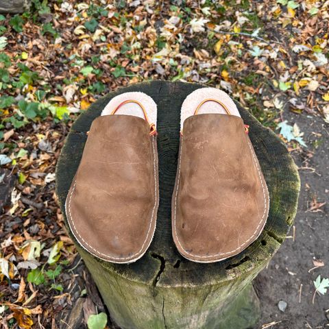 Home Made Slipper in S.B. Foot Brown Spitfire