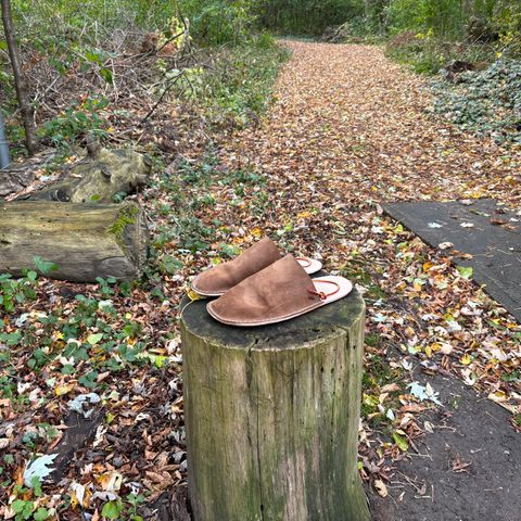 Home Made Slipper in S.B. Foot Brown Spitfire
