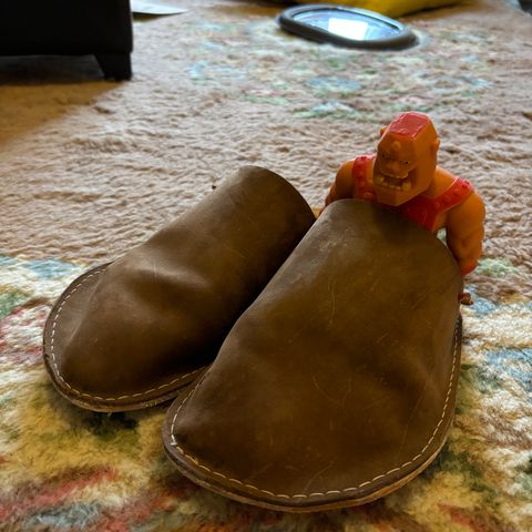 Home Made Slipper in S.B. Foot Brown Spitfire