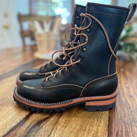 Nicks Lace To Toe in Horween Brown Waxed Flesh