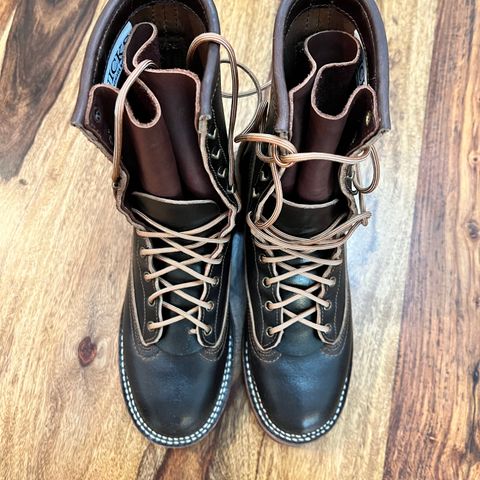 Nicks Lace To Toe in Horween Brown Waxed Flesh