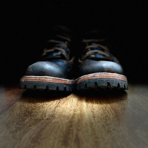 Nicks Lace To Toe in Horween Brown Waxed Flesh
