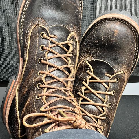 Nicks Lace To Toe in Horween Brown Waxed Flesh