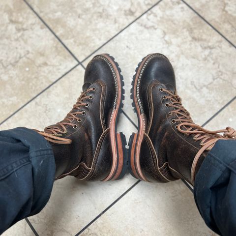 Nicks Lace To Toe in Horween Brown Waxed Flesh