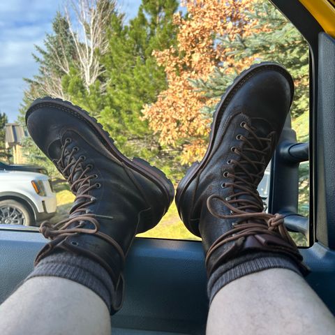 Nicks Lace To Toe in Horween Brown Waxed Flesh