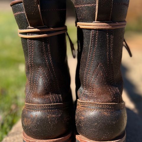 Nicks Lace To Toe in Horween Brown Waxed Flesh