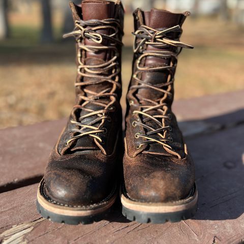 Nicks Lace To Toe in Horween Brown Waxed Flesh