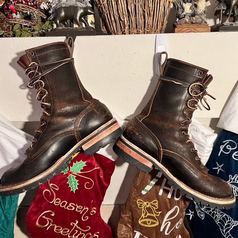 Nicks Lace To Toe in Horween Brown Waxed Flesh