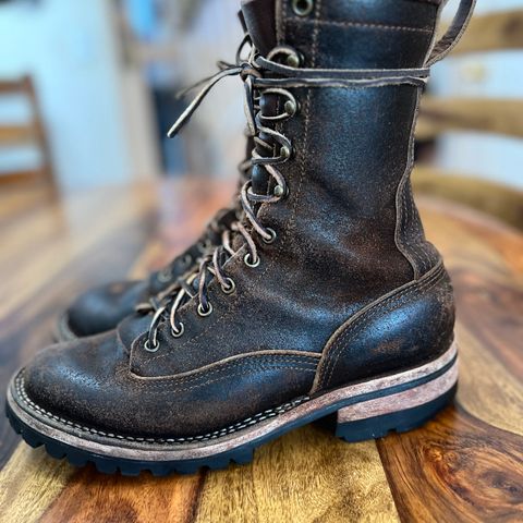 Nicks Lace To Toe in Horween Brown Waxed Flesh