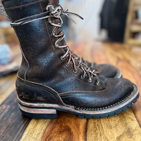 Nicks Lace To Toe in Horween Brown Waxed Flesh