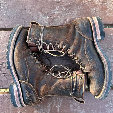 Nicks Lace To Toe in Horween Brown Waxed Flesh