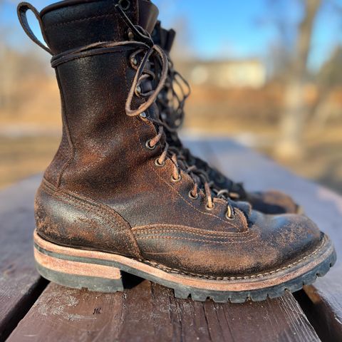 Nicks Lace To Toe in Horween Brown Waxed Flesh