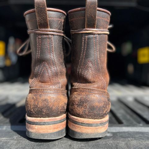 Nicks Lace To Toe in Horween Brown Waxed Flesh