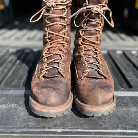 Nicks Lace To Toe in Horween Brown Waxed Flesh