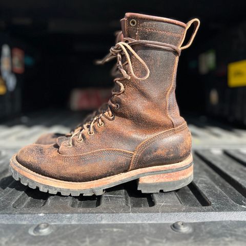 Nicks Lace To Toe in Horween Brown Waxed Flesh