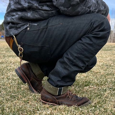 Nicks Lace To Toe in Horween Brown Waxed Flesh