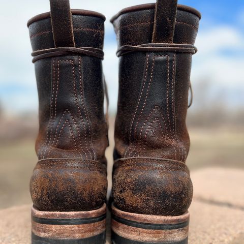 Nicks Lace To Toe in Horween Brown Waxed Flesh