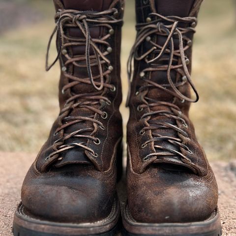 Nicks Lace To Toe in Horween Brown Waxed Flesh
