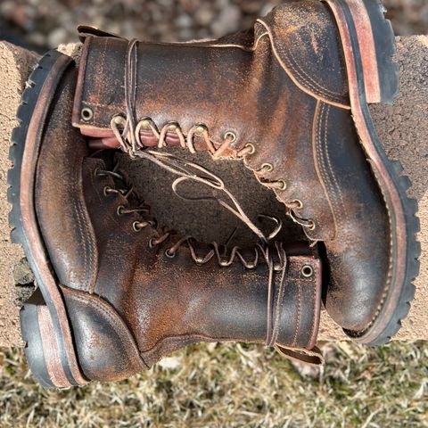 Nicks Lace To Toe in Horween Brown Waxed Flesh