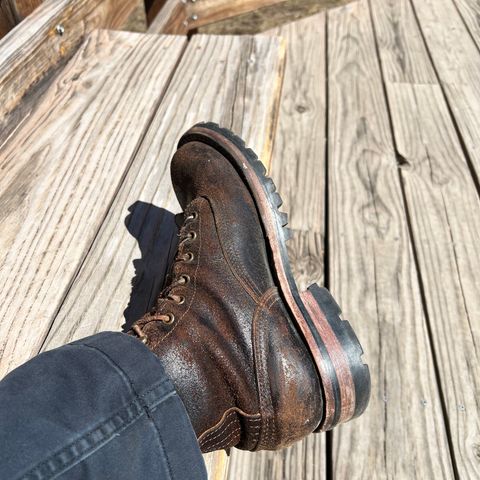 Nicks Lace To Toe in Horween Brown Waxed Flesh