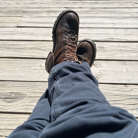 Nicks Lace To Toe in Horween Brown Waxed Flesh