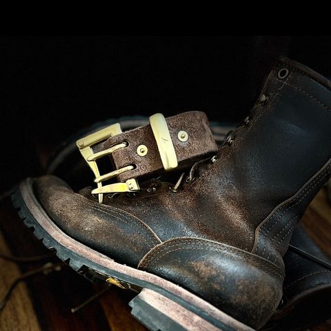 Nicks Lace To Toe in Horween Brown Waxed Flesh