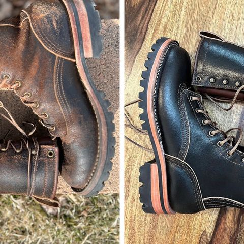 Nicks Lace To Toe in Horween Brown Waxed Flesh