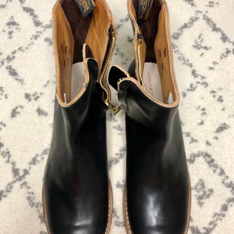 Rolling Dub Trio Casper Boot in Horween Black Teacore Chromexcel