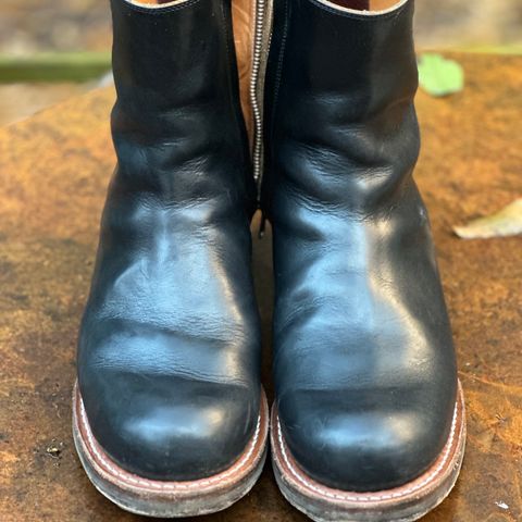 Rolling Dub Trio Casper Boot in Horween Black Teacore Chromexcel