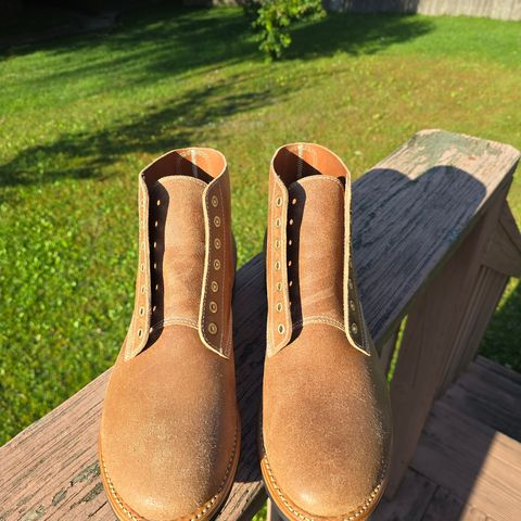 August Special Belliver Boot in Maryam Toscanello Waxed Reverse Horsebutt