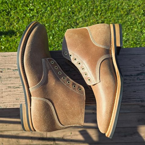August Special Belliver Boot in Maryam Toscanello Waxed Reverse Horsebutt
