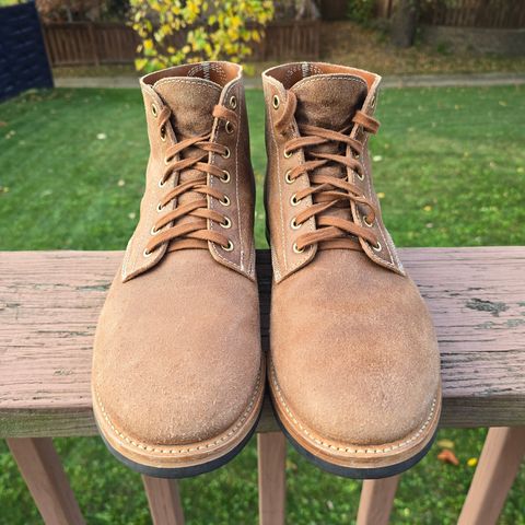 August Special Belliver Boot in Maryam Toscanello Waxed Reverse Horsebutt