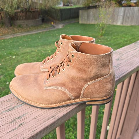 August Special Belliver Boot in Maryam Toscanello Waxed Reverse Horsebutt