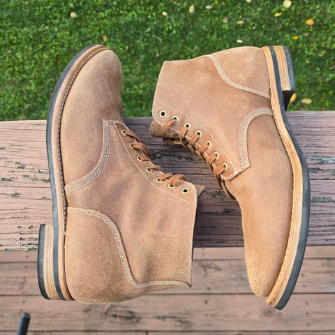 August Special Belliver Boot in Maryam Toscanello Waxed Reverse Horsebutt