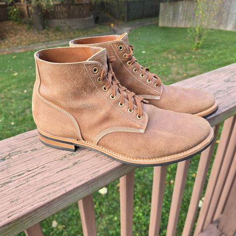 August Special Belliver Boot in Maryam Toscanello Waxed Reverse Horsebutt