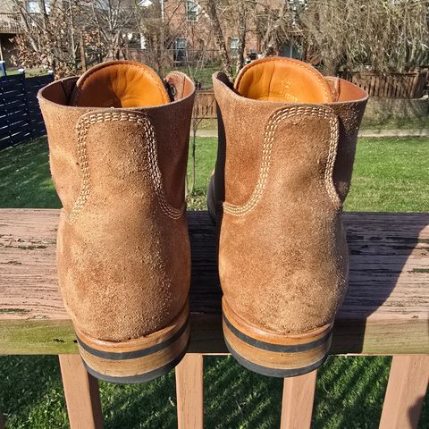 August Special Belliver Boot in Maryam Toscanello Waxed Reverse Horsebutt