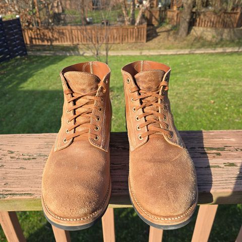 August Special Belliver Boot in Maryam Toscanello Waxed Reverse Horsebutt