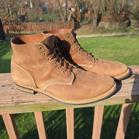 August Special Belliver Boot in Maryam Toscanello Waxed Reverse Horsebutt