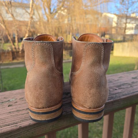 August Special Belliver Boot in Maryam Toscanello Waxed Reverse Horsebutt