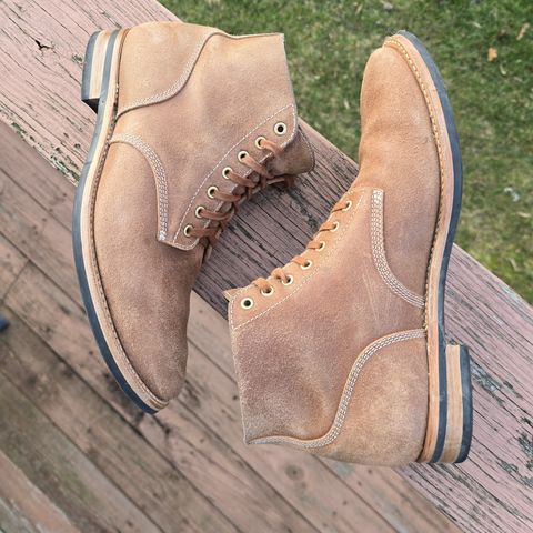 August Special Belliver Boot in Maryam Toscanello Waxed Reverse Horsebutt
