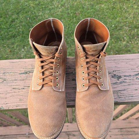 August Special Belliver Boot in Maryam Toscanello Waxed Reverse Horsebutt