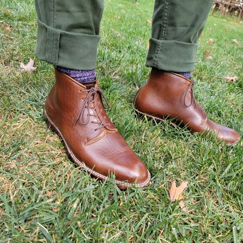 Midas Thunderboot II in Shinki Cognac Oiled Horsebutt