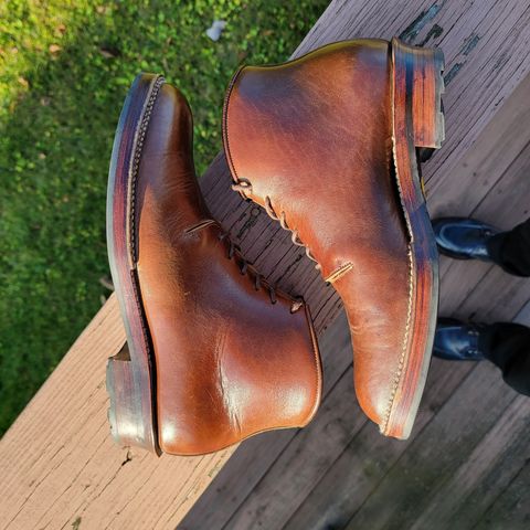 Midas Thunderboot II in Shinki Cognac Oiled Horsebutt