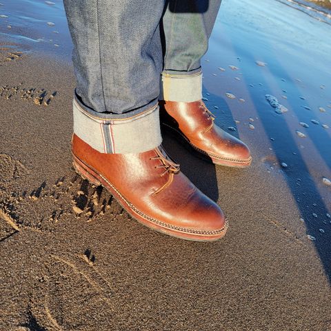 Midas Thunderboot II in Shinki Cognac Oiled Horsebutt