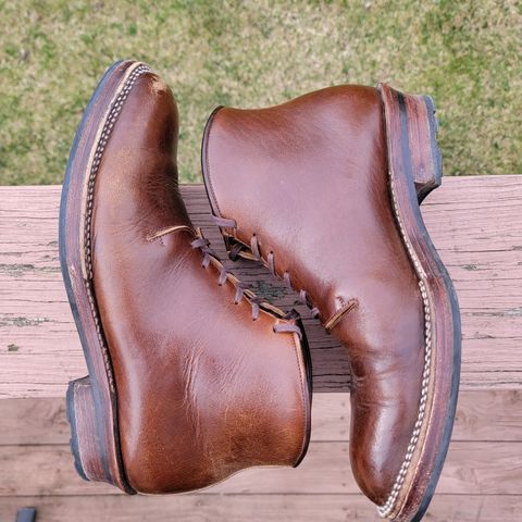 Midas Thunderboot II in Shinki Cognac Oiled Horsebutt