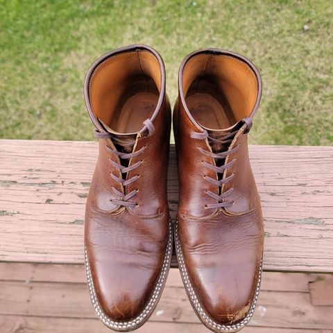 Midas Thunderboot II in Shinki Cognac Oiled Horsebutt