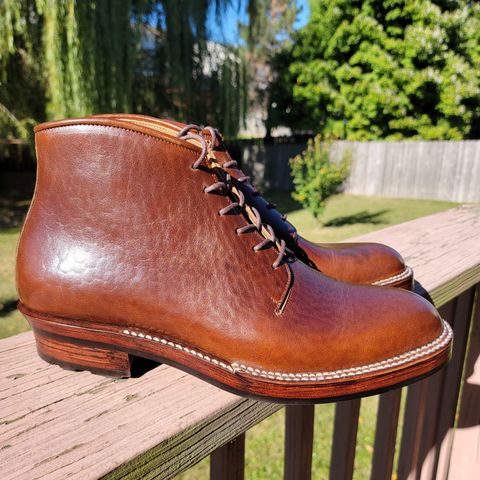 Midas Unlisted Model in Shinki Cognac Oiled Horsebutt